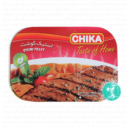کنسرو استیک گوشت 250 گرمی چیکا