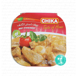 کنسرو بیف استراگانف 180 گرمی چیکا
