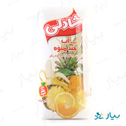 آبمیوه چند میوه بدون شکر 200 گرمی شادلی