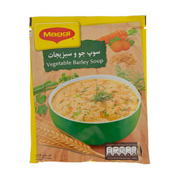 سوپ جو و سبزیجات 75 گرمی مگی