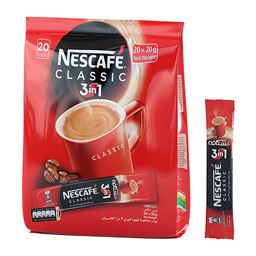 کافی میکس کلاسیک 3در1 20 عددی نسکافه