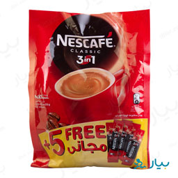 پودر مخلوط قهوه فوری 1×3 تعداد 5+25 عددی نسکافه