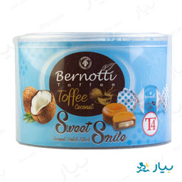 تافی بامغز کرم نارگیل 400 گرمی برنوتی