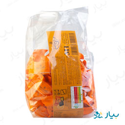 شکلات تلخ با مغزی کرم و طعم پرتقال 500 گرمی برنوتی