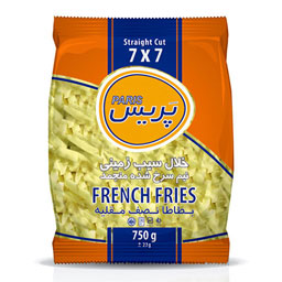 خلال سیب زمینی نیمه منجمد (7*7) 750 گرمی پریس