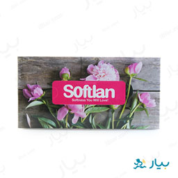 دستمال کاغذی 150 برگ دولایه طرح سروین سافتلن