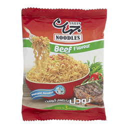 نودل طعم گوشت 40 عددی 75 گرمی جهان