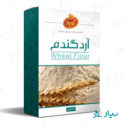 ارد گندم 500 گرمی جعبه ای هدیه طلا
