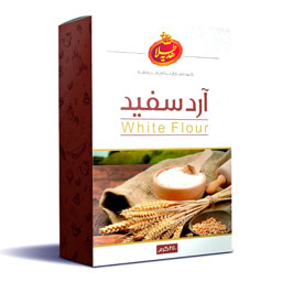 ارد سفید 500 گرمی جعبه ای هدیه طلا