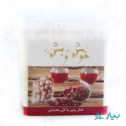 شکر پنیر طعم گل محمدی 280گرمی خوش و بش