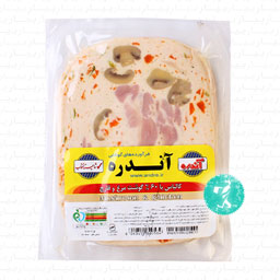 کالباس با 60 درصد گوشت مرغ و قارچ 300 گرمی آندره
