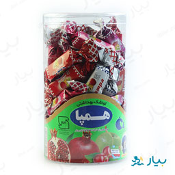 لواشک تافی دو سرپیچ ظرفی 365گرمی همپا