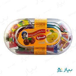 لواشک سیب دو سر پیچ سوغاتی 400 گرمی همپا