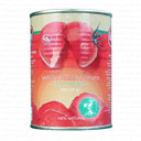 کنسرو گوجه فرنگی پوست کنده در آب گوجه فرنگی غلیط 400 گرمی روژین