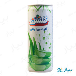 آبمیوه قوطی آلوئه ورا پالپی 240 میلی لیتری گلشن