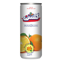 آبمیوه پالپ دار پرتقال 240 میلی گلشن
