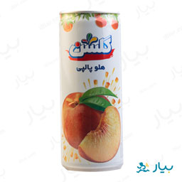 آبمیوه قوطی هلو پالپی 240 میلی لیتری گلشن