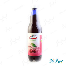 آب آلبالو گازدار 1 لیتری گلشن