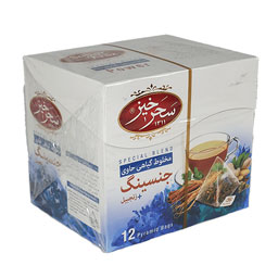 مخلوط گیاهی حاوی جنسینگ و زنجبیل 12 عددی سحرخیز