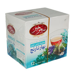 مخلوط گیاهی حاوی بهار نارنج و چای ترش 12 عددی سحرخیز