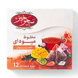 دمنوش مخلوط میوه ای 12 عددی سحرخیز