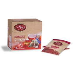 دمنوش مخلوط گیاهی دارچین و زرشک 12 عددی سحرخیز