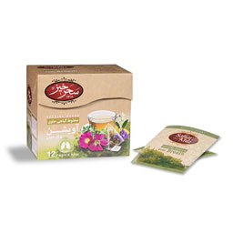 دمنوش مخلوط گیاهی آویشن و گل ختمی 12 عددی سحرخیز