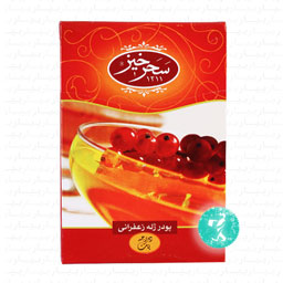 پودر ژله زعفرانی 85 گرمی سحرخیز