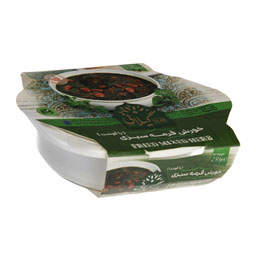 خورش قرمه سبزی با گوشت وزن 250 گرمی گیلانی
