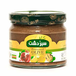 زیتون پرورده 350 گرمی سبز دشت