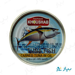 کنسرو ماهی تون در روغن 180 گرمی خوشاب