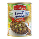 کنسرو عدسی کلیددار 350 گرمی خوشاب