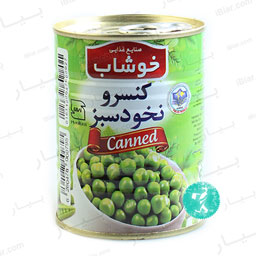 کنسرو نخود سبز (کلیددار ) 350 گرمی خوشاب