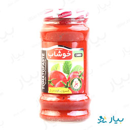 رب گوجه فرنگی شیشه ای 600 گرمی خوشاب