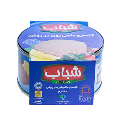 کنسرو تن ماهی رژیمی قوطی آسان بازشو 180 گرمی شباب