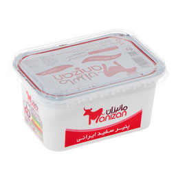 پنیر سفید تازه مقدار 400 گرمی مانیزان
