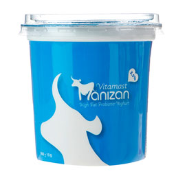 ماست پاستوریزه پروبیوتیک غنی شده با ویتامین پرچرب لیوانی 900 گرمی مانیران