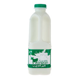 شیر کم چرب مقدار 950 گرمی مانیزان