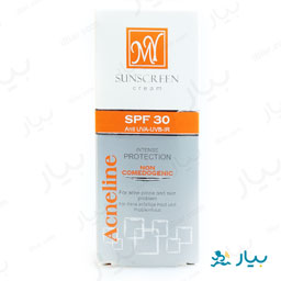 کرم ضد آفتاب آکنه لاین SPF 30 مای