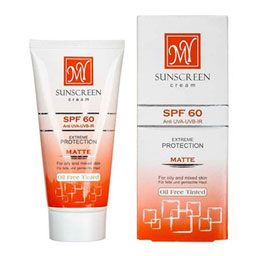 کرم ضد آفتاب کرم پودری فاقد چربی 50 میلی‌لیتری مای