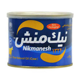 روغن اطمینان گاوی 450 گرمی نیک منش