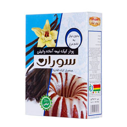 پودر کیک نیمه آماده وانیلی 450 گرمی سوران