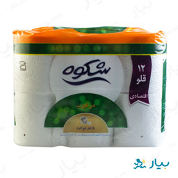 دستمال توالت 12 قلو شکوه