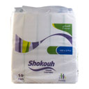 دستمال کاغذی اقتصادی 10 عددی 200 برگی شکوه