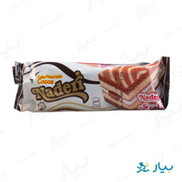 کیک لایه دار کاکائو 40 گرمی نادری