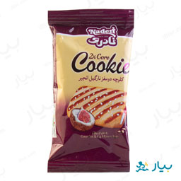 کلوچه دو مغز نارگیل انجیر 40 گرمی نادری