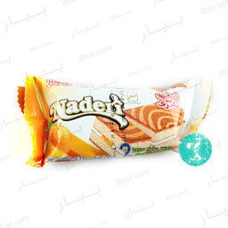 کیک اسفنجی دولایه پرتقالی نادری