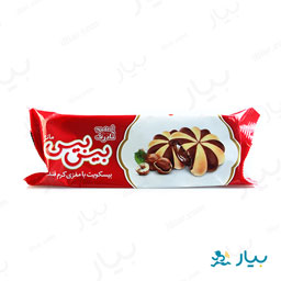 بیسکویت با مغزی کرم فندق بیس بیس مانژ 130 گرمی نادری