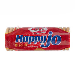 بیسکویت هپی جوبلوبری 14 گرمی جمانه صنایع غذایی انصاری(جمانه)