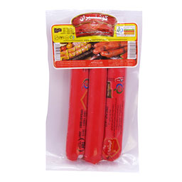 هات داگ 70 درصد گوشت قرمز 280 گرمی گوشتیران